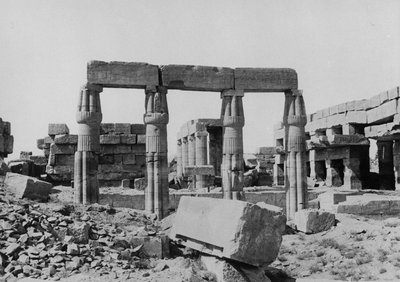 The Great Temple of Ammon by English Photographer